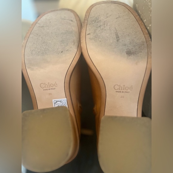 Chloe Meganne Leather Ankle Boots Size 39 - Picture 11 of 14